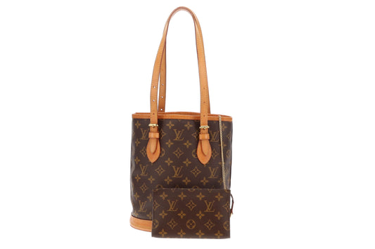 Louis Vuitton Monogram Petite Bucket Bag with Pouch SD0051 - 2001