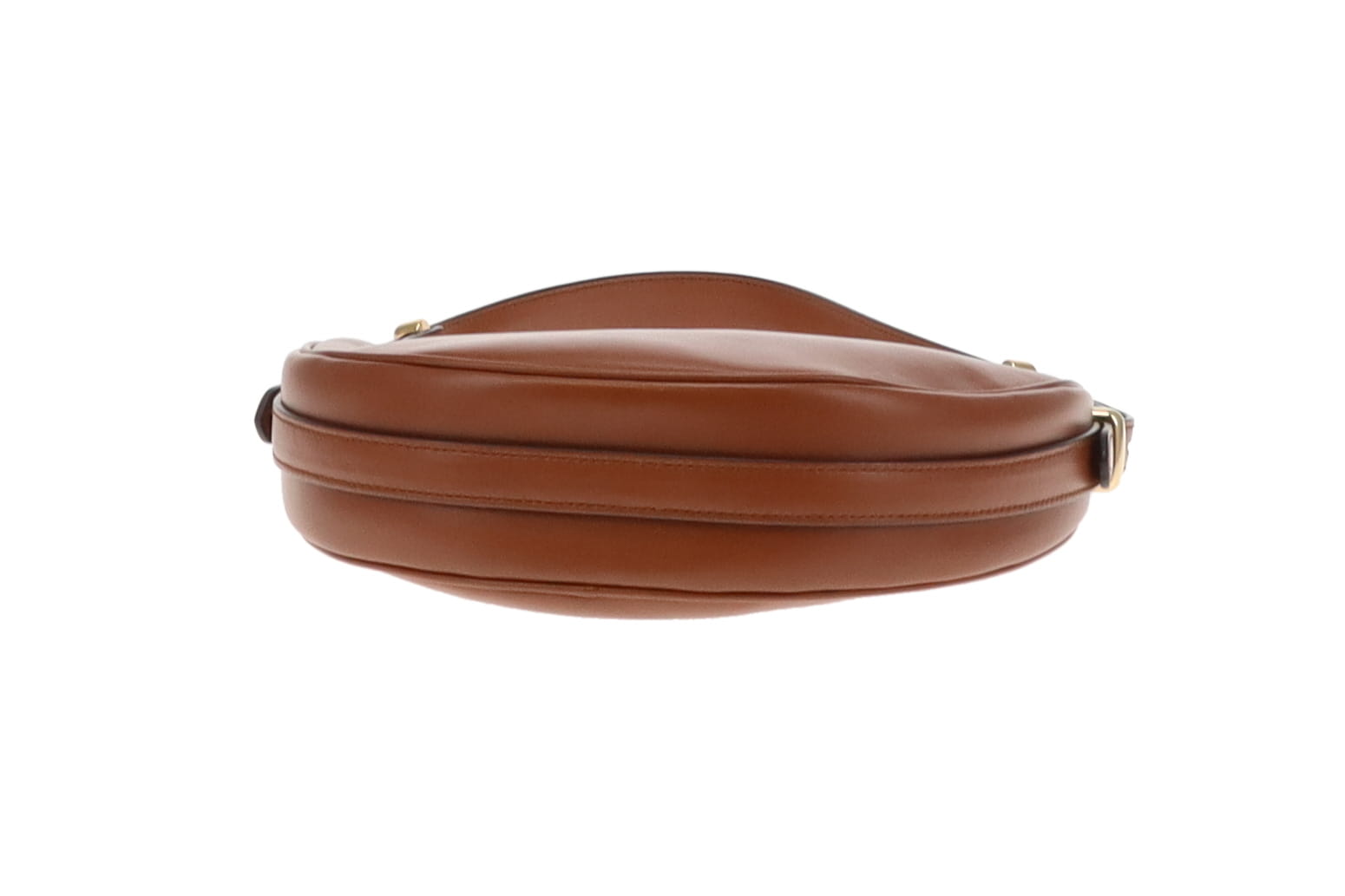 Prada Tan Leather Arque Shoulder Bag