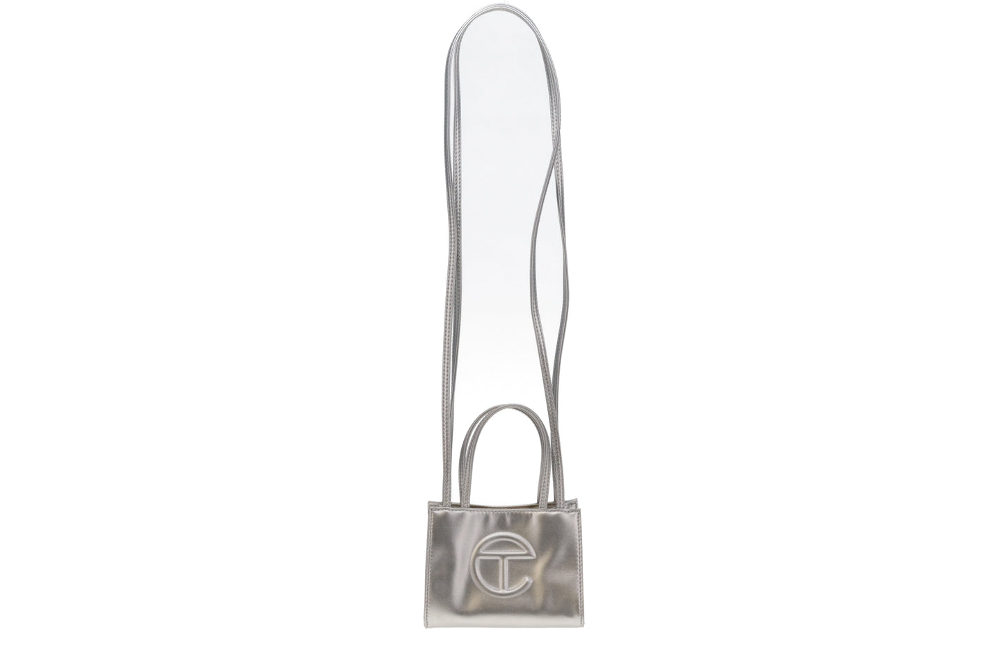 Telfar Silver Small Shopper