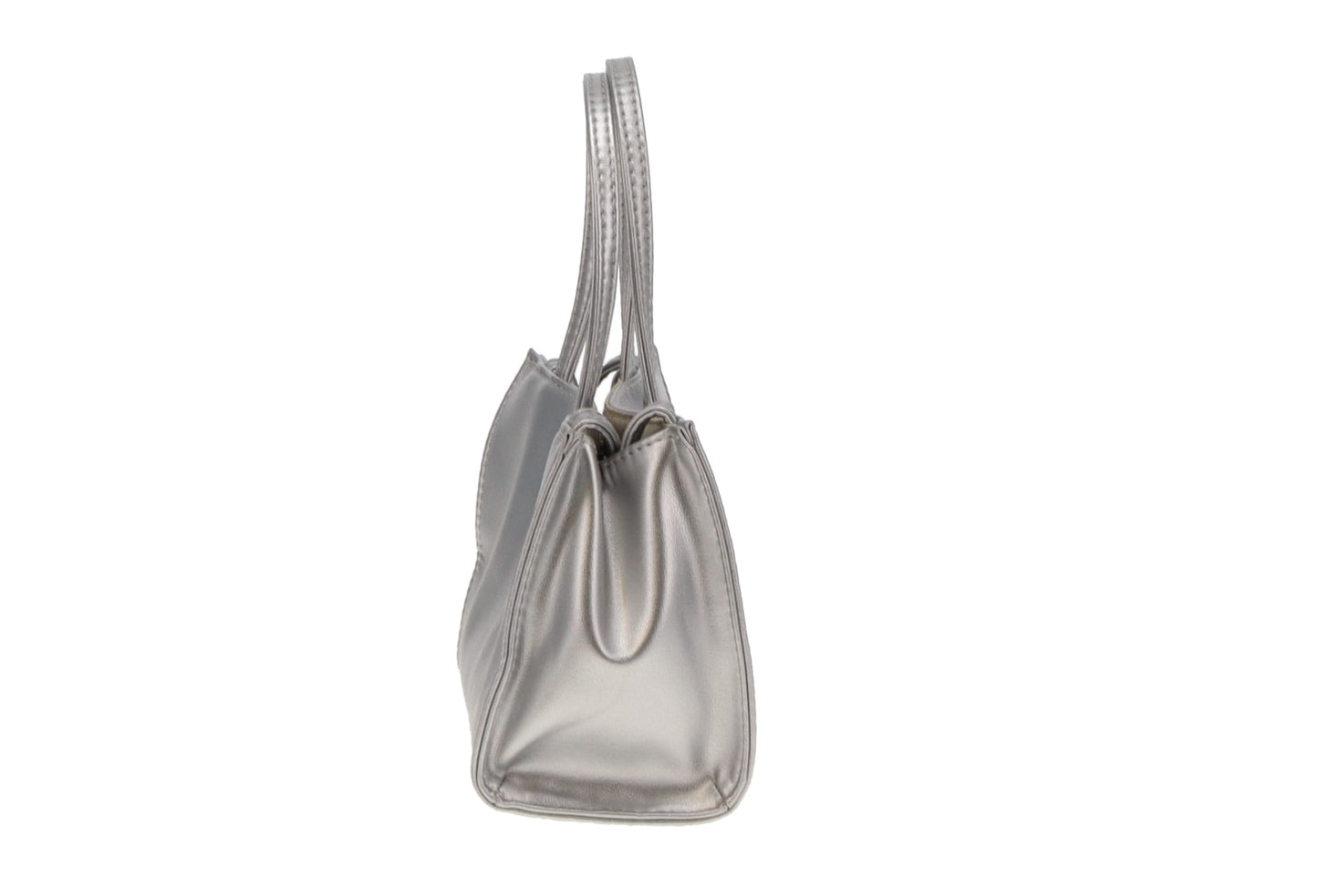 Telfar Silver Small Shopper