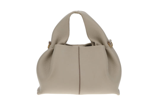 Polene Chalk Textured Leather Numero Neuf Mini