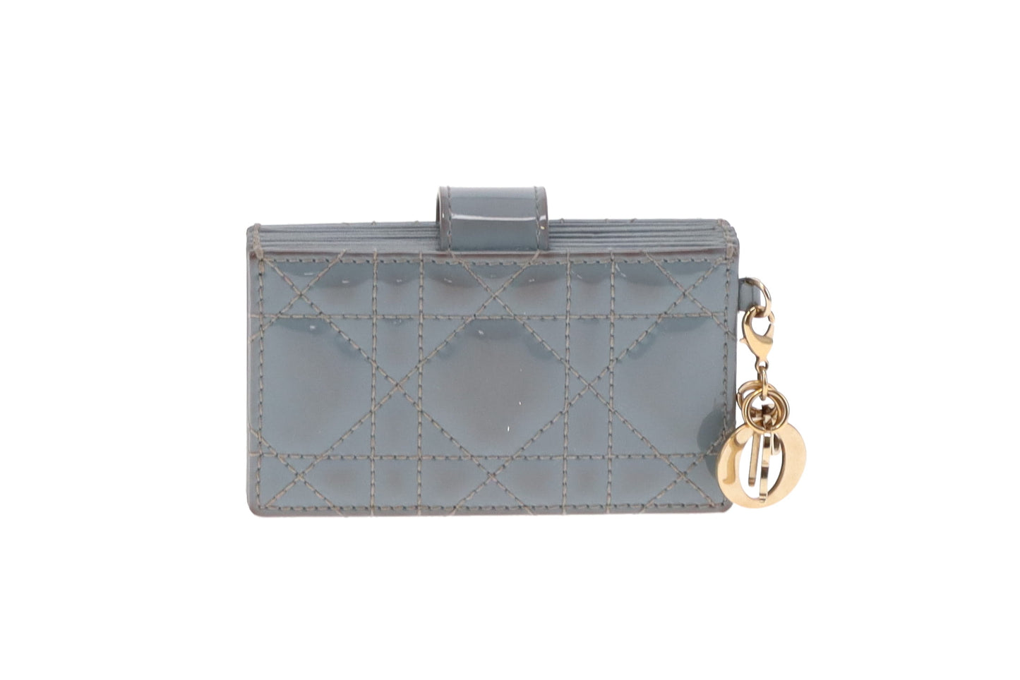 Dior Blue Patent Jasmine Multi Card Holder 2023