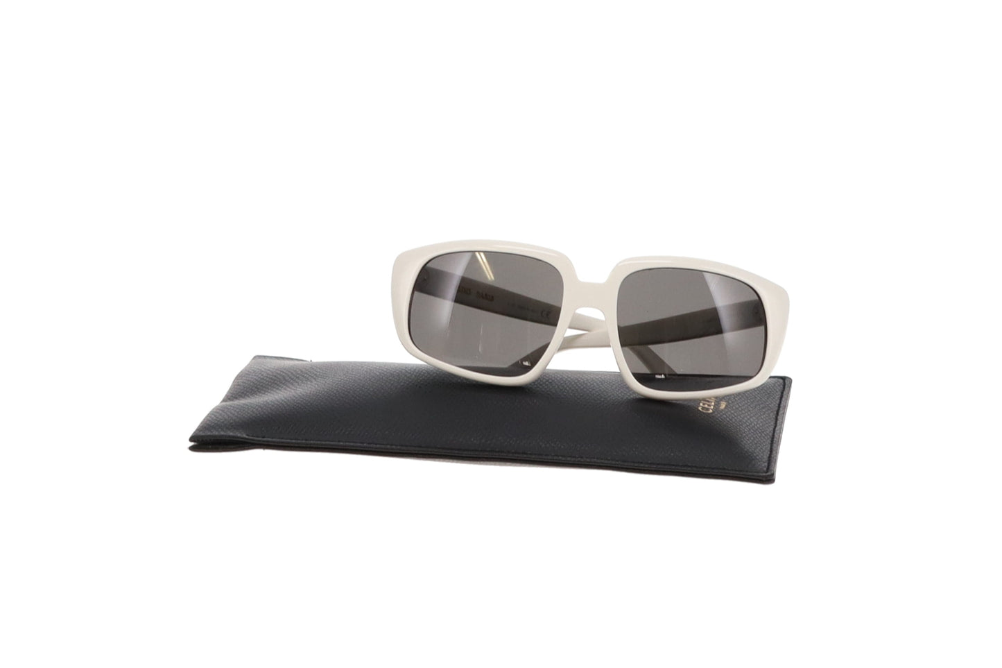 Celine White Irregular Frame CL40073I Sunglasses