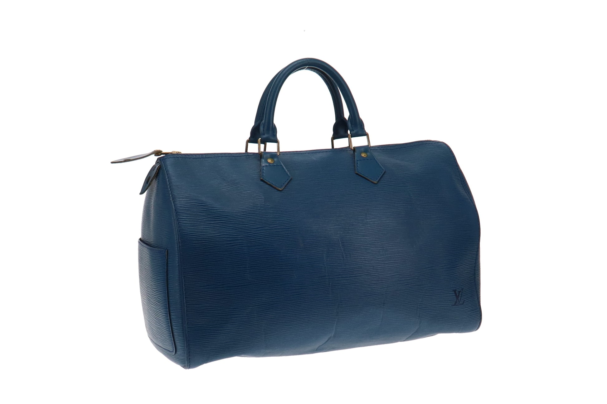 Louis Vuitton Speedy 35 Epi Toledo Blue Handbag – Votre Luxe