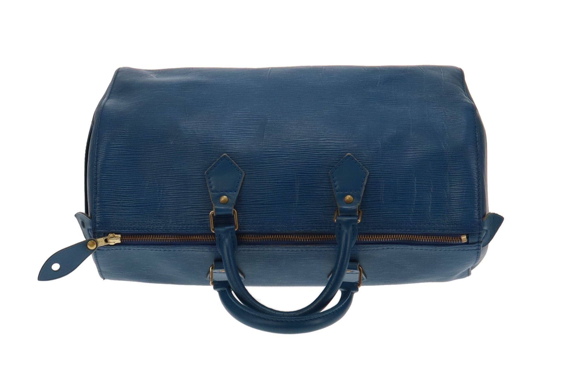 Louis Vuitton Speedy 35 Epi Toledo Blue Handbag – Votre Luxe
