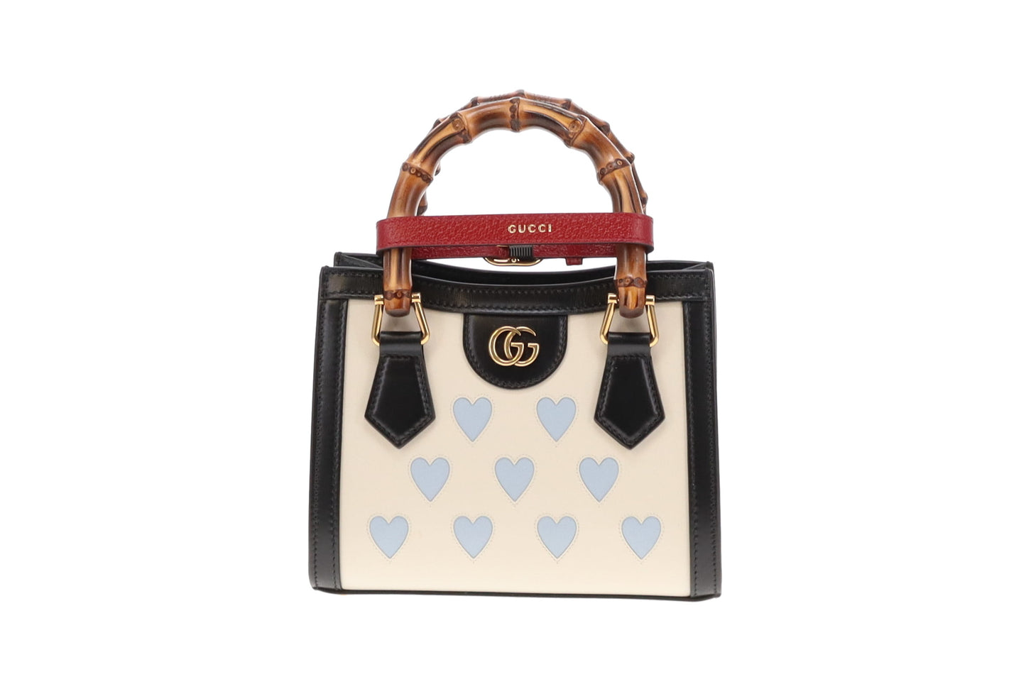 Gucci Calfskin Lovelight Mini Diana Tote Bag