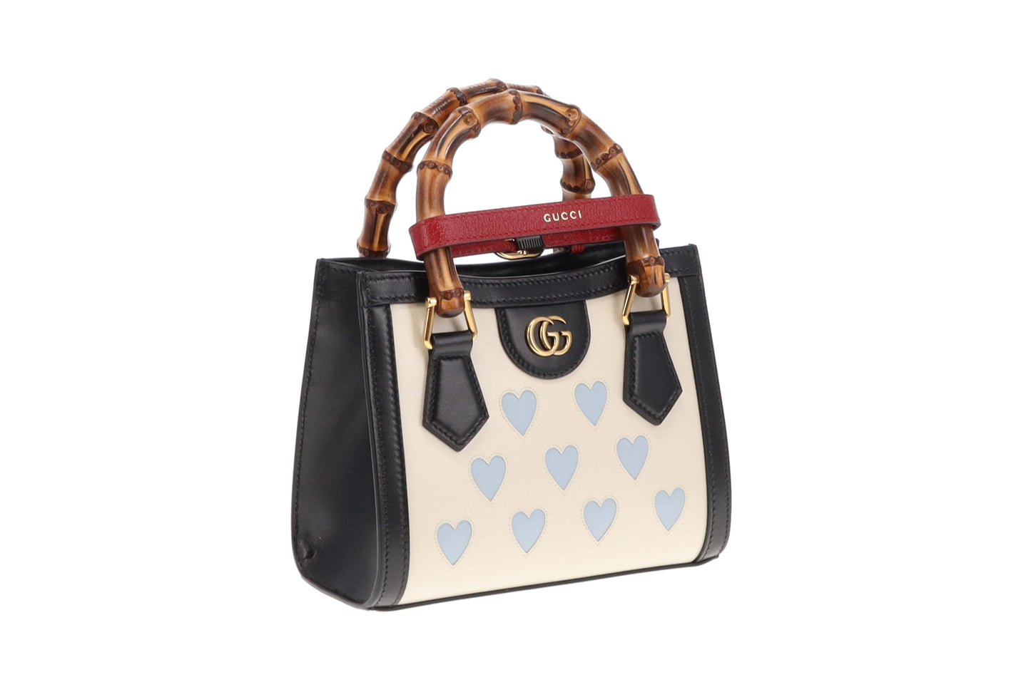 Gucci Calfskin Lovelight Mini Diana Tote Bag