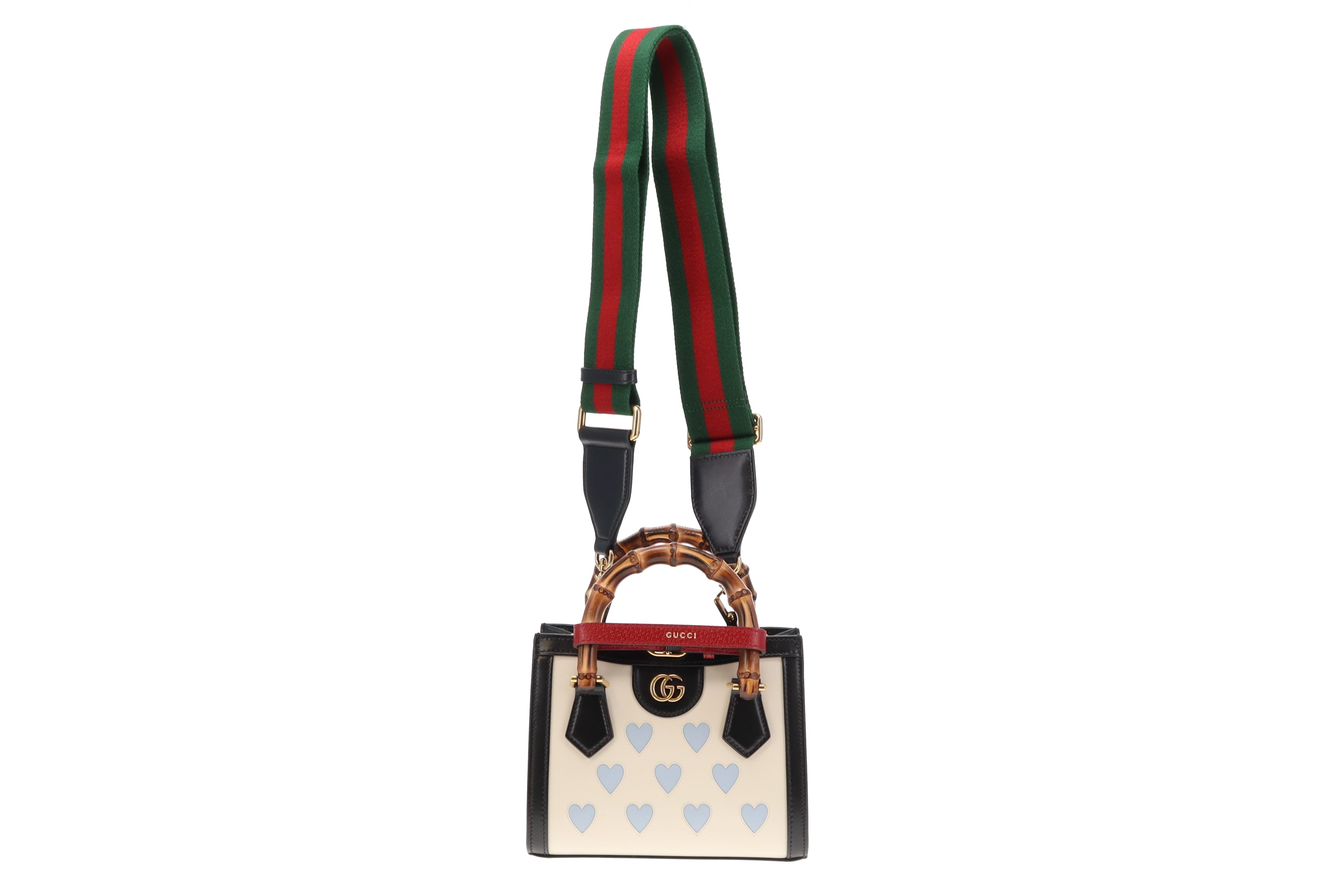 Gucci Calfskin Lovelight Mini Diana Tote Bag