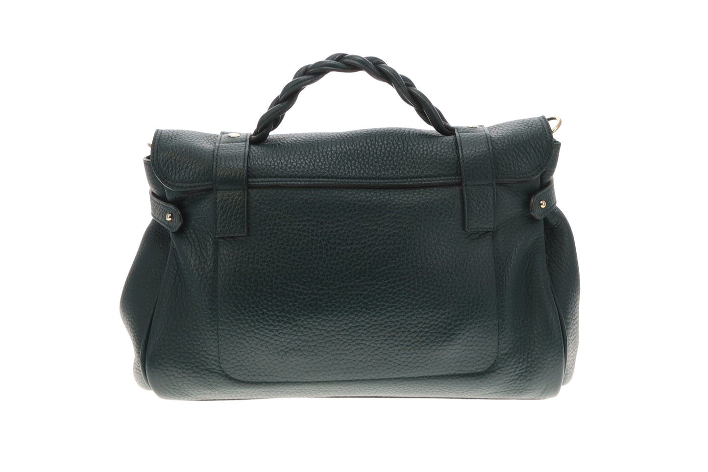 Mulberry Green Heavy Grain Leather Alexa Bag