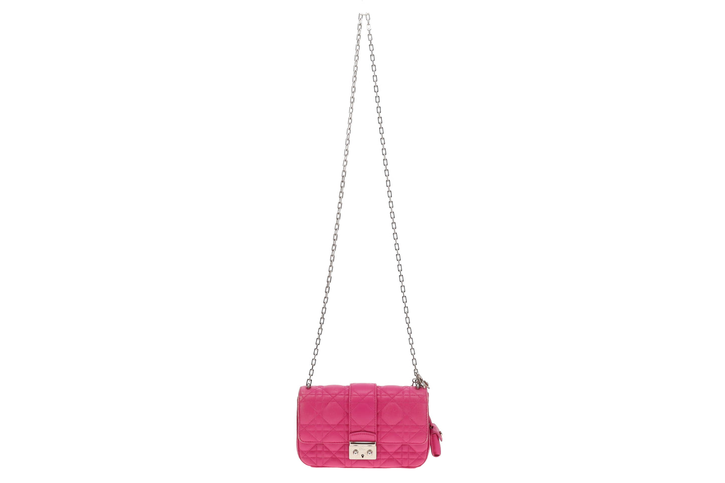 Dior Pink Cannage Leather Old Model Mini Miss Dior Flap Bag