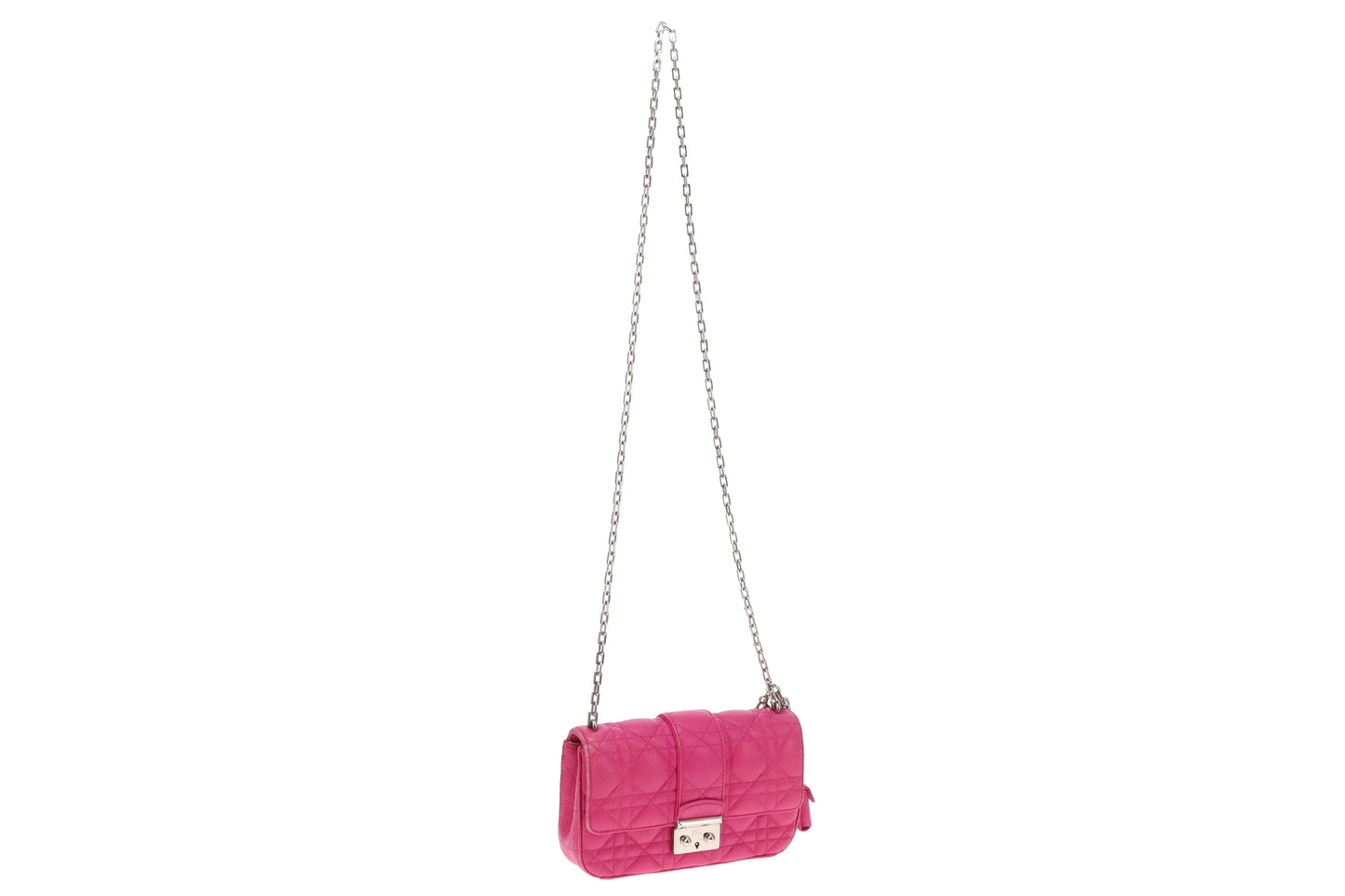 Dior Pink Cannage Leather Old Model Mini Miss Dior Flap Bag