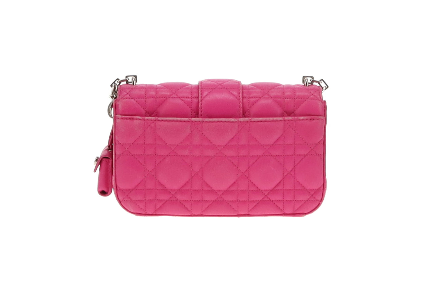 Dior Pink Cannage Leather Old Model Mini Miss Dior Flap Bag