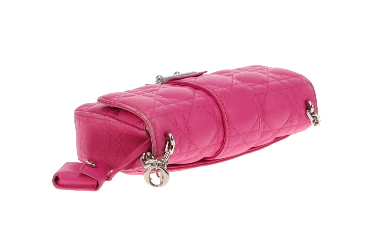 Dior Pink Cannage Leather Old Model Mini Miss Dior Flap Bag