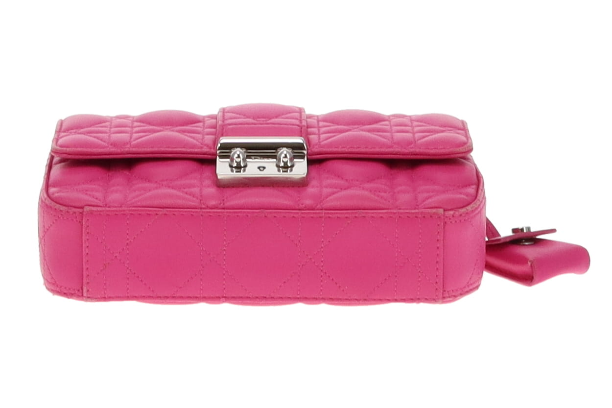 Dior Pink Cannage Leather Old Model Mini Miss Dior Flap Bag