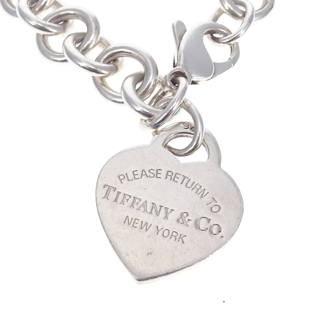 Tiffany & Co Sterling Silver RTT Heart Tag Classic Bracelet