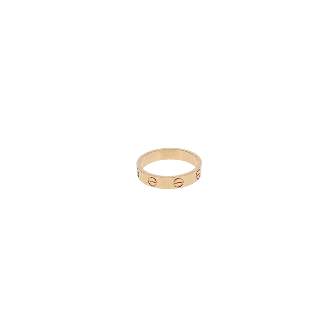 Cartier 18ct yellow gold. 3.6mm Love Ring Size 51