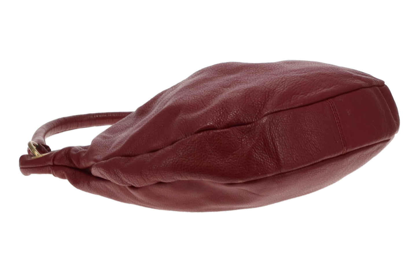 Marc Jacobs Deep Red Leather Q Hillier Hobo