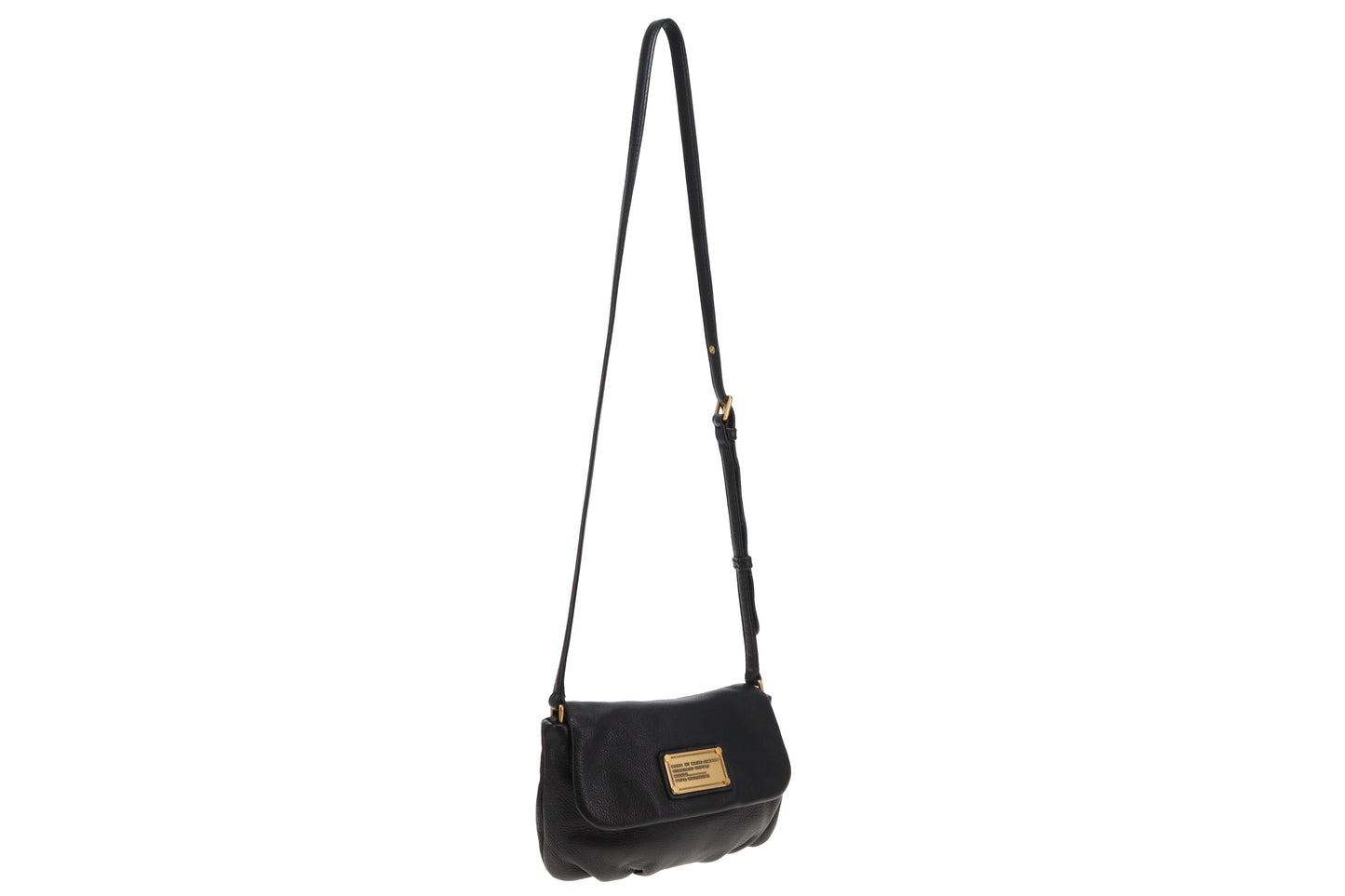 Marc Jacobs Black New Q Flap Percy Bag