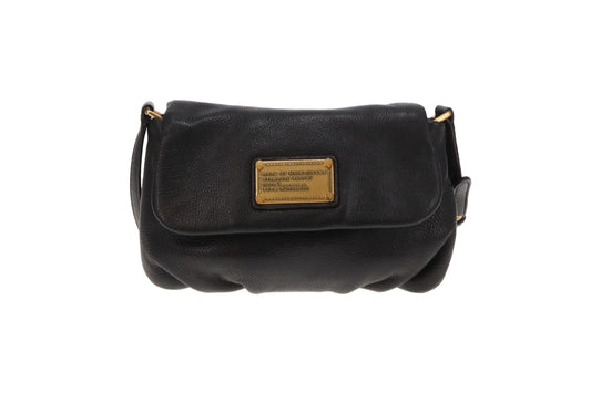 Marc Jacobs Black New Q Flap Percy Bag