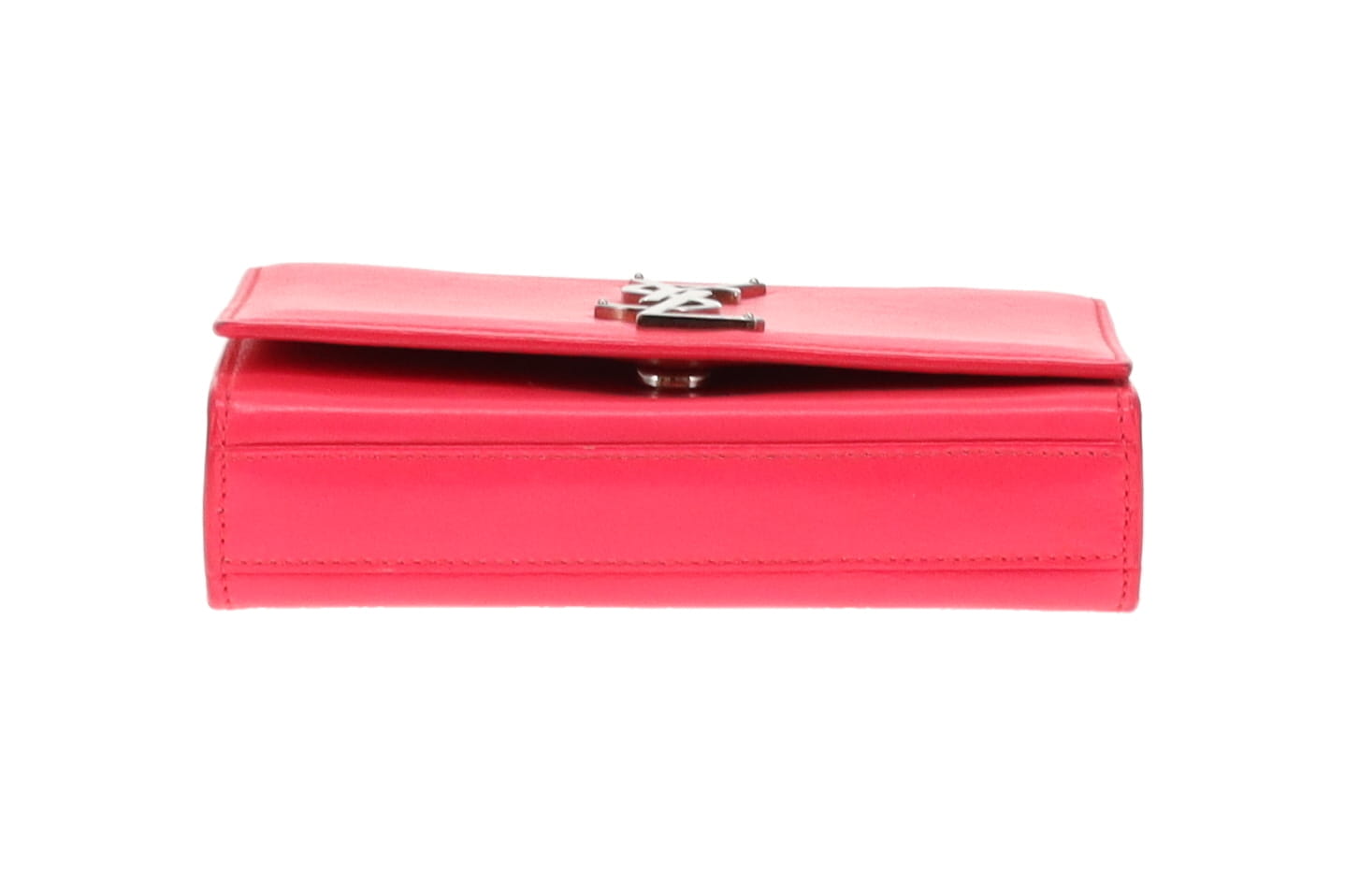 Saint Laurent Hot Pink Leather SHW Mini Kate Chain Bag