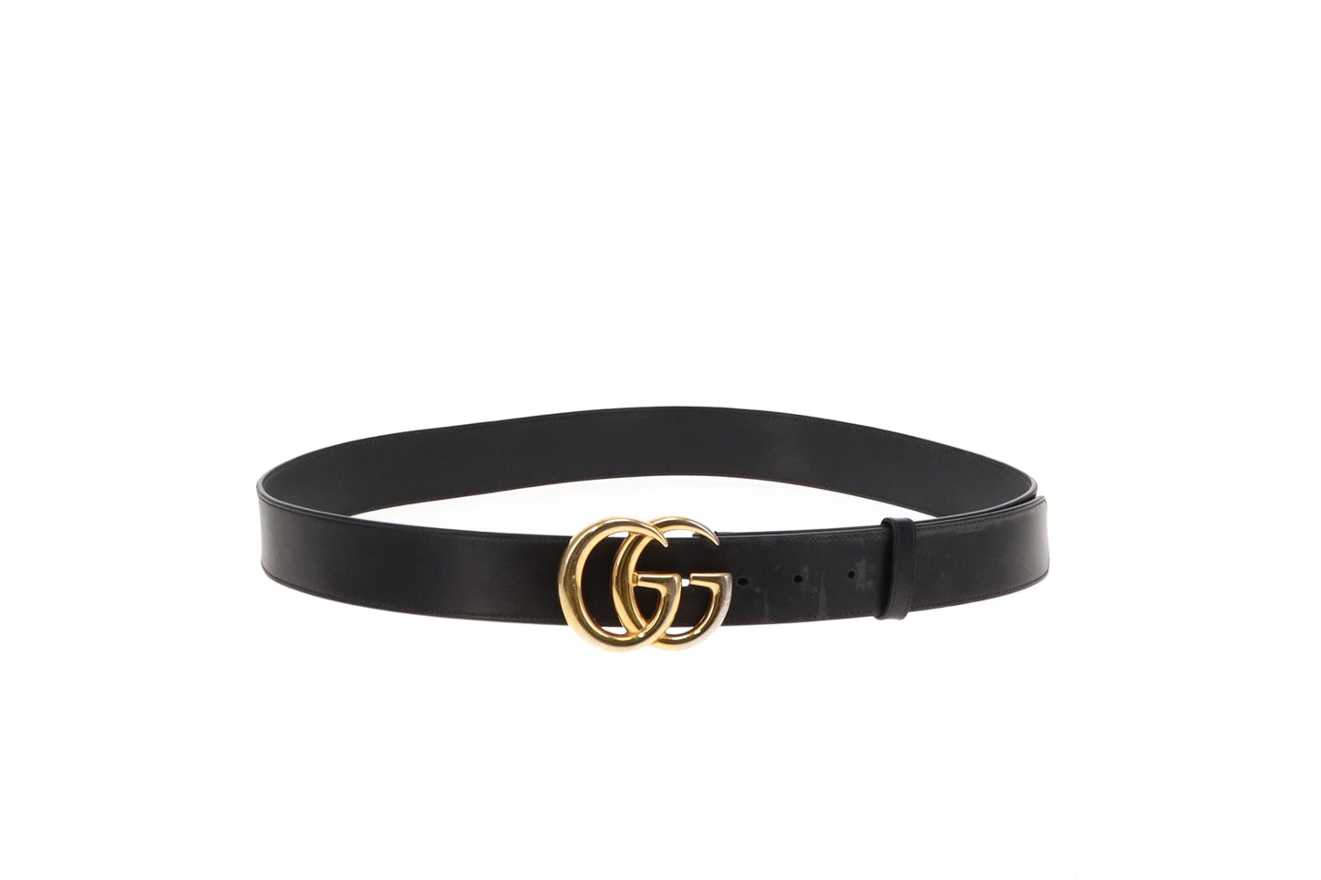 Gucci Black Marmont Belt Wide 115/46