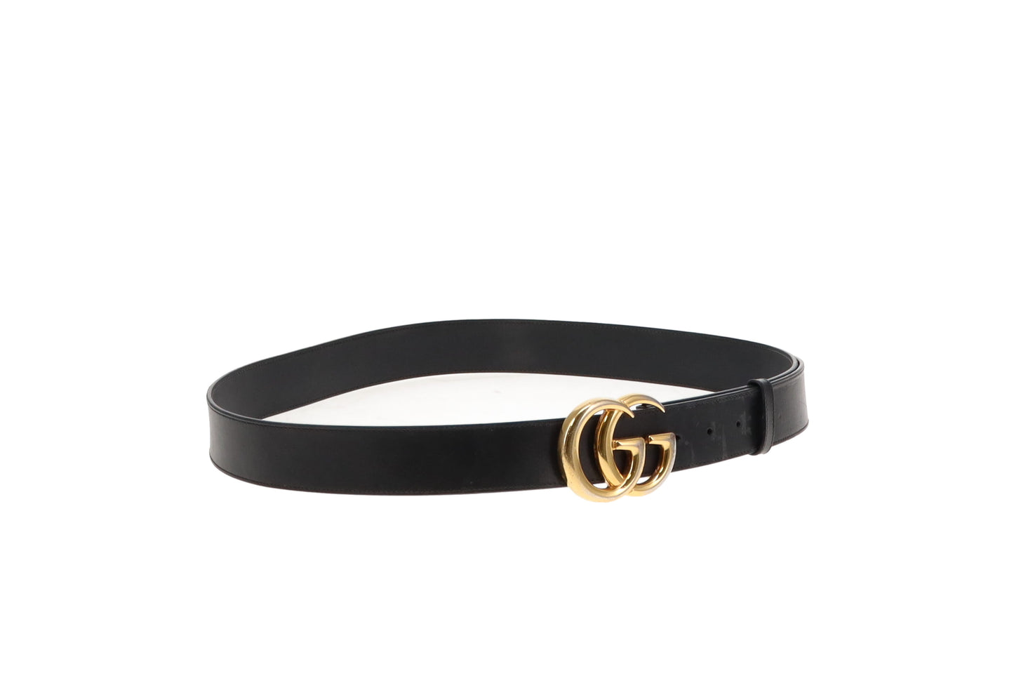 Gucci Black Marmont Belt Wide 115/46