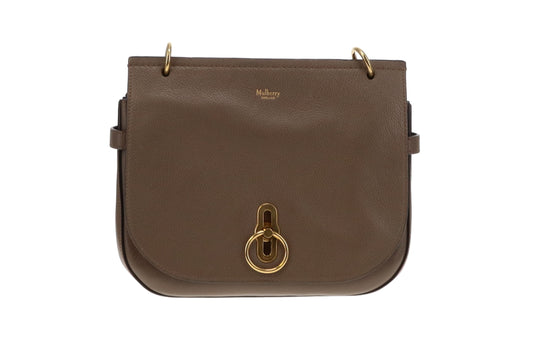 Mulberry Clay Small Classic Grain Amberley Satchel