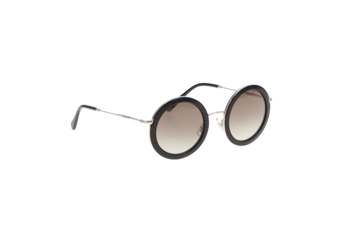 Miu Miu Black Frame Round SMU59U Sunglasses