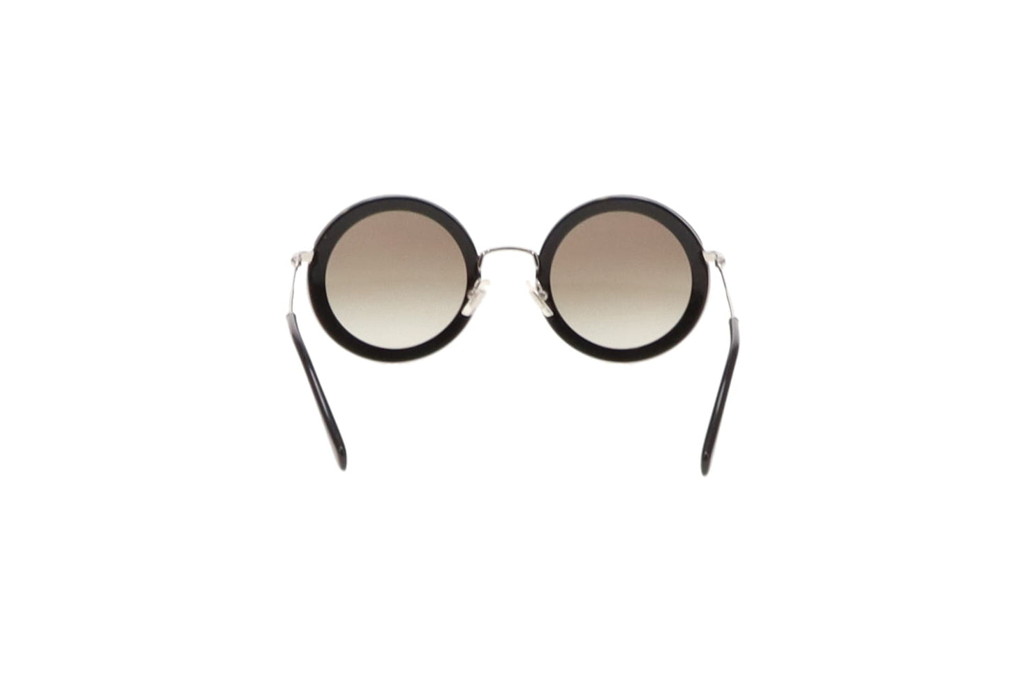 Miu Miu Black Frame Round SMU59U Sunglasses