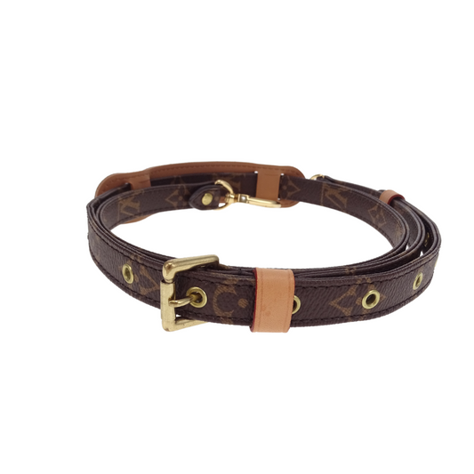 Louis Vuitton Monogram Thin Strap for Bags GHW