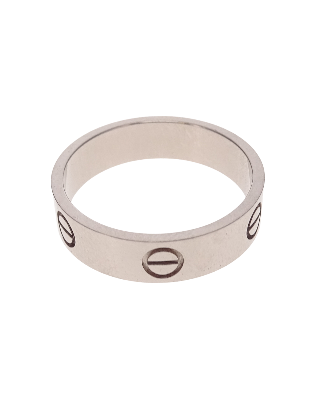 Cartier White Gold 18K Classic Love Ring Size 62