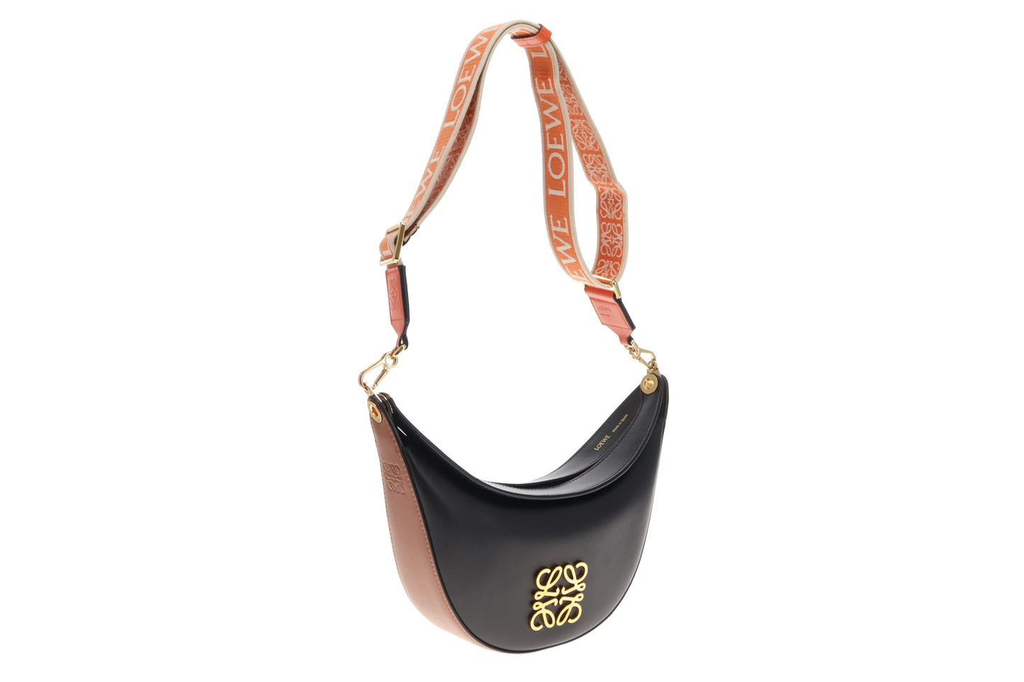 Loewe Luna Anagram Leather Bag With Additional Crossbody Strap