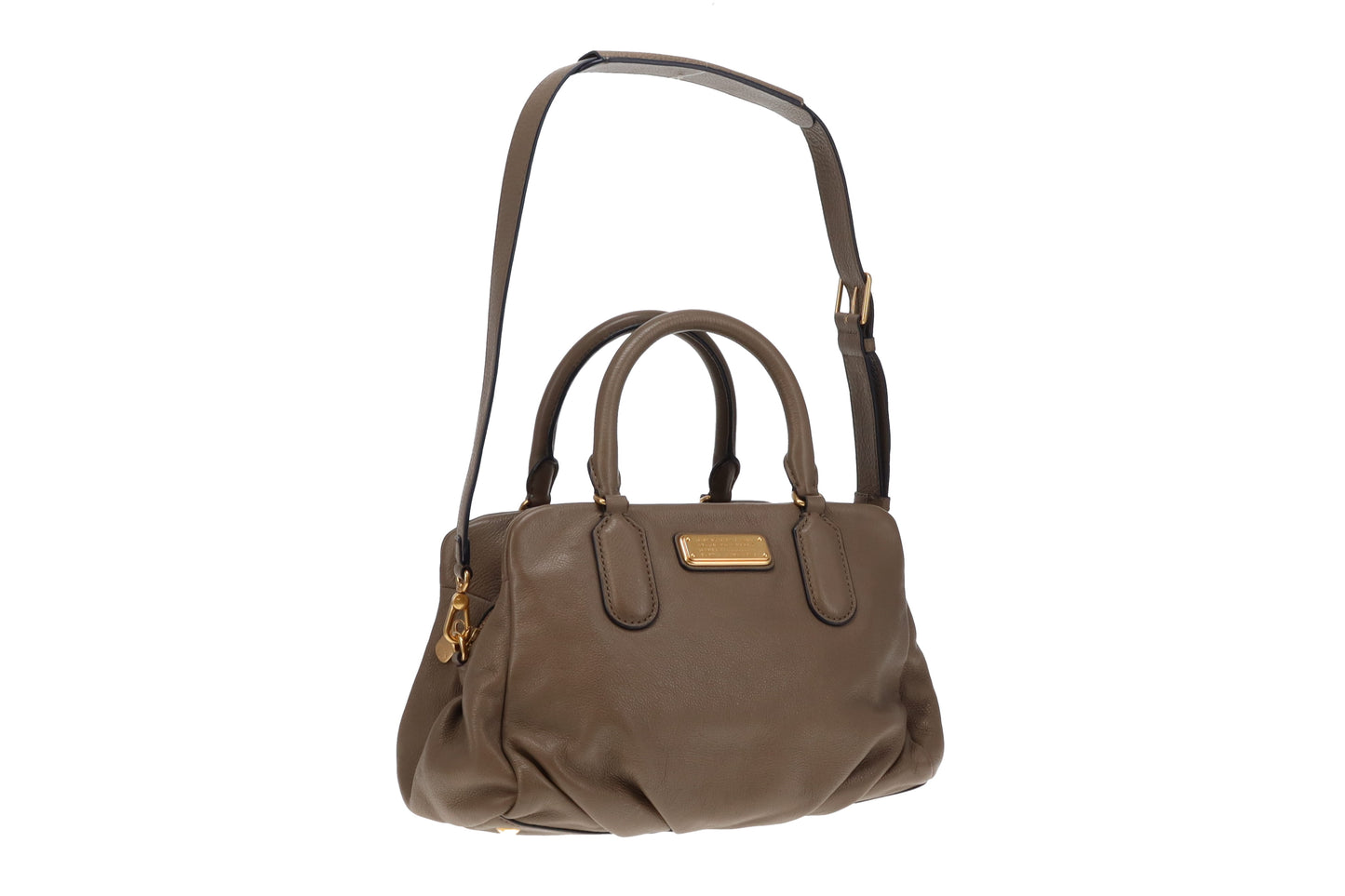 Marc Jacobs Taupe Leather New Q Baby Groovee