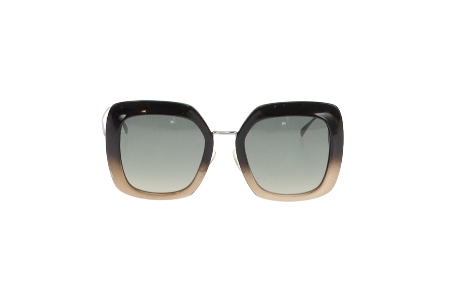 Fendi Black Grey Square Sunglasses FF0317 S