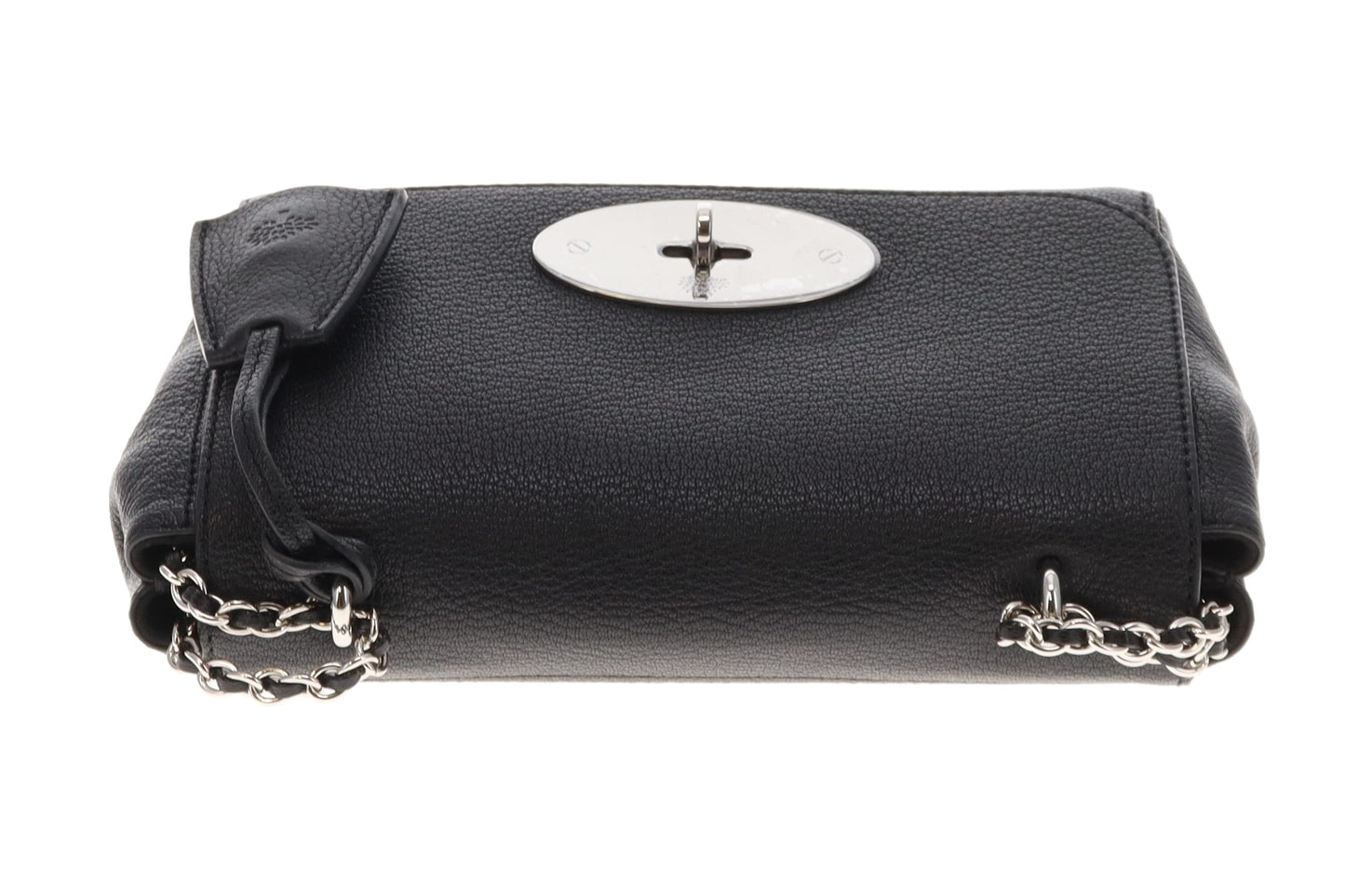 Mulberry Regular Lily In Black Glossy Goat