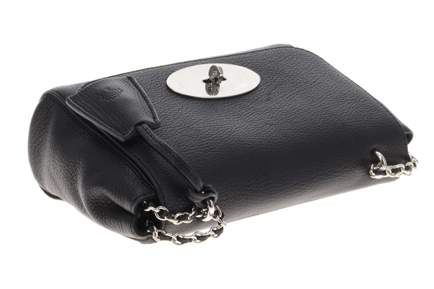 Mulberry Regular Lily In Black Glossy Goat