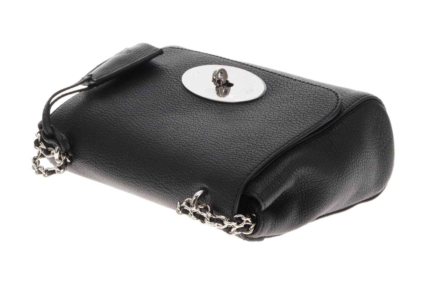 Mulberry Regular Lily In Black Glossy Goat