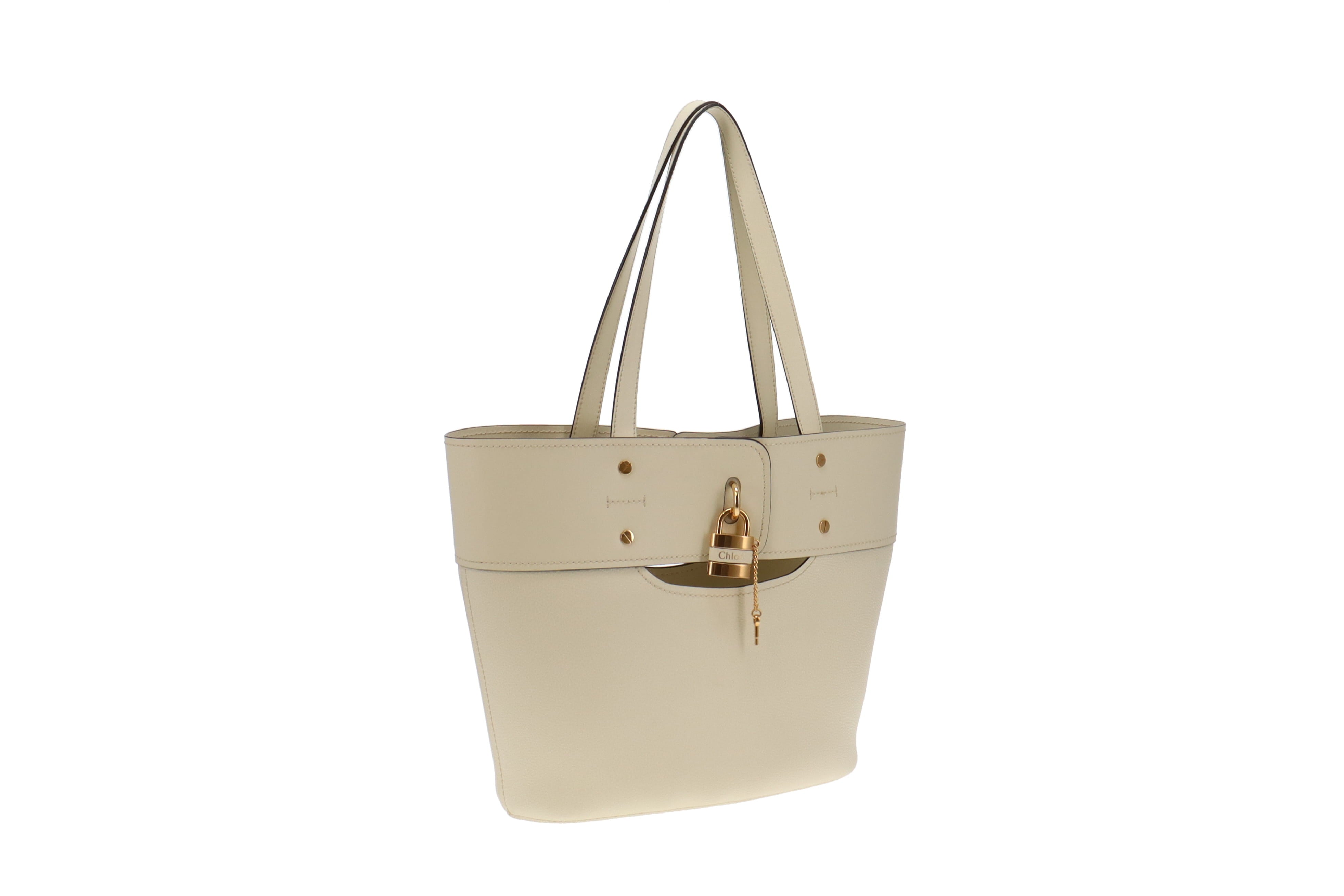 Aby medium leather discount tote