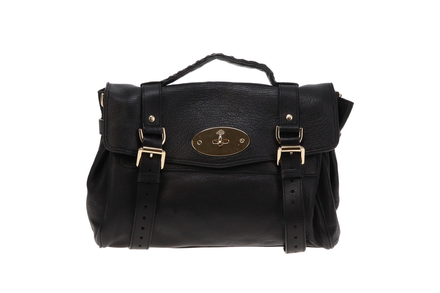 Mulberry Black GHW Regular Alexa