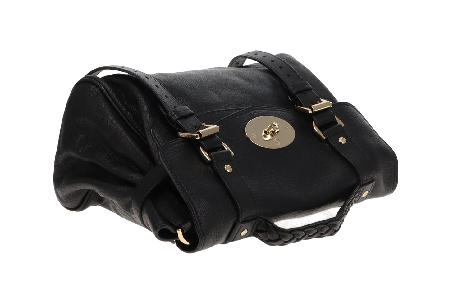 Mulberry Black GHW Regular Alexa