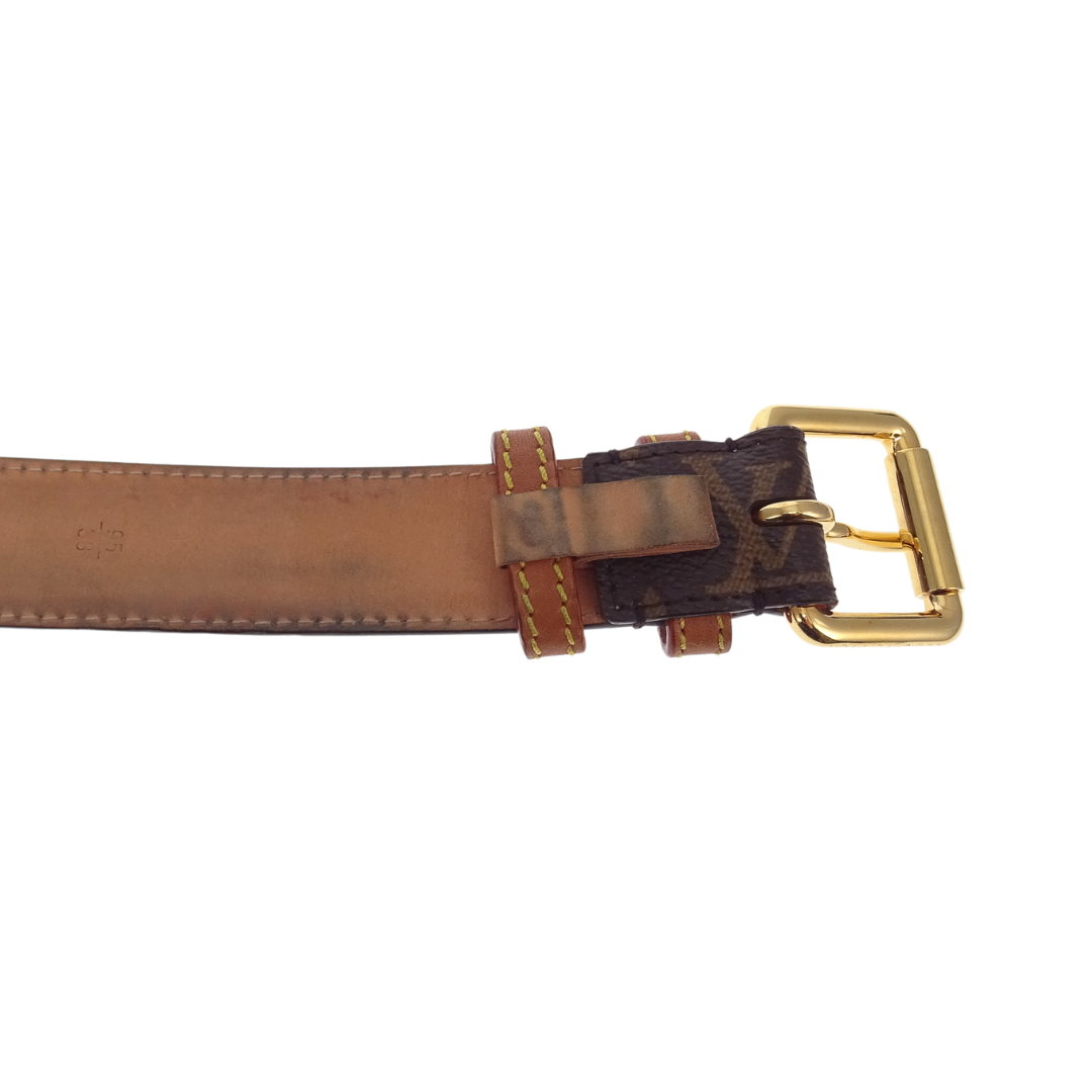 Louis Vuitton Monogram Canvas Limited Edition Dentelle Belt 95CM