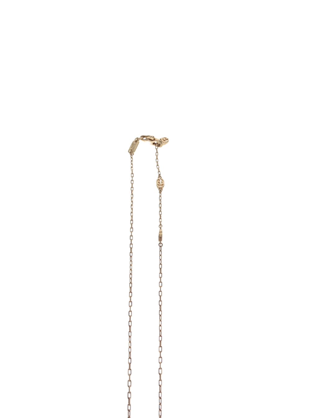 Gucci 18K Gold GG Running Necklace