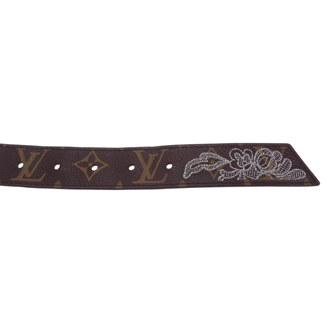 Louis Vuitton Monogram Canvas Limited Edition Dentelle Belt 95CM