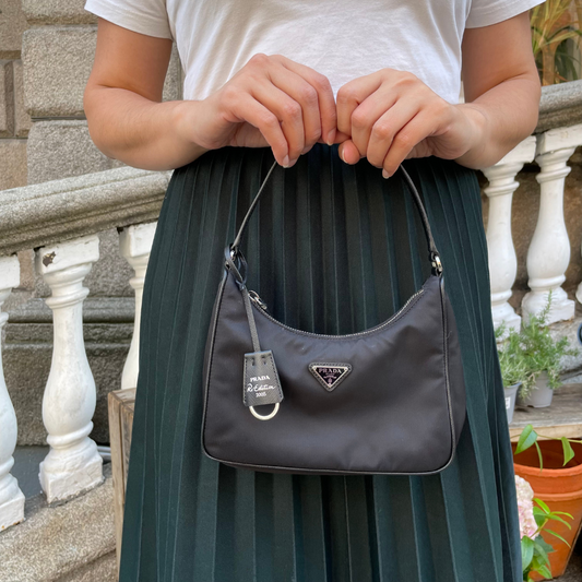 Prada - Caramel Leather Mini Shoulder Bag