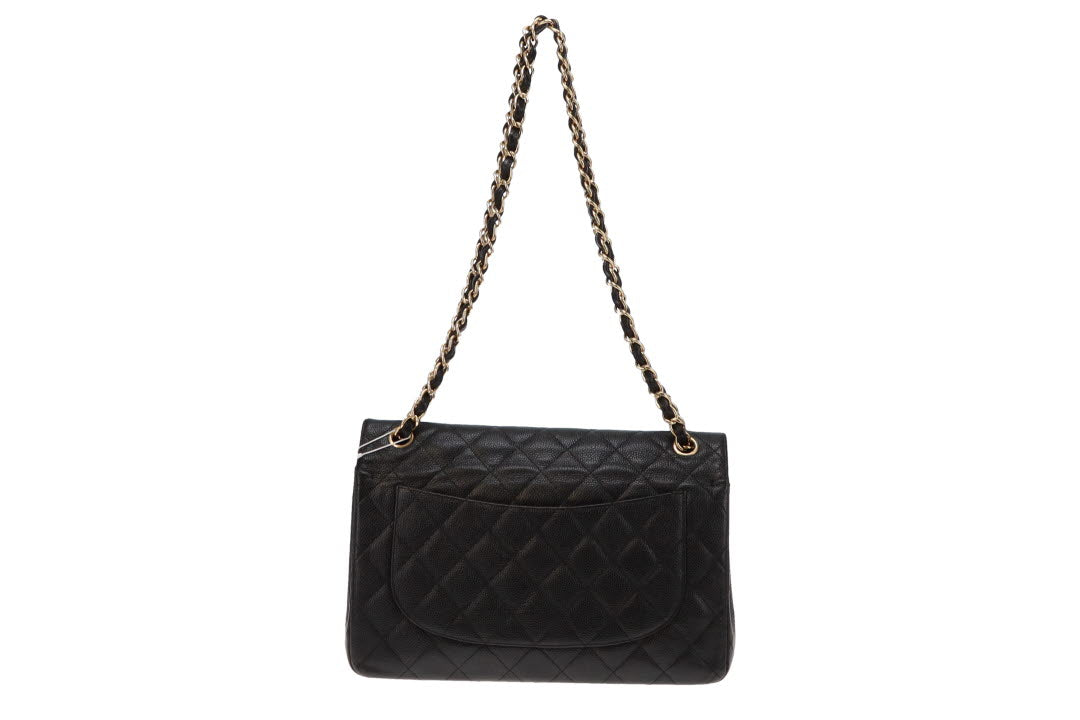 Chanel Jumbo Classic Caviar GHW Double Flap 2010/11