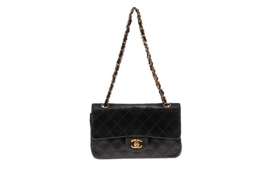 Chanel Black Classic Small Double Flap Bag (3 series) 1994/96