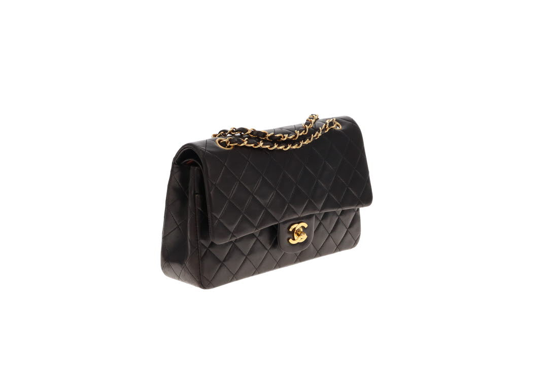 Chanel Vintage Medium Classic Lambskin Double Flap 1994/96 (3 series)