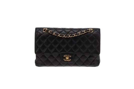 Chanel Black Caviar GHW Medium Classic Double Flap 15 series - 2011/12