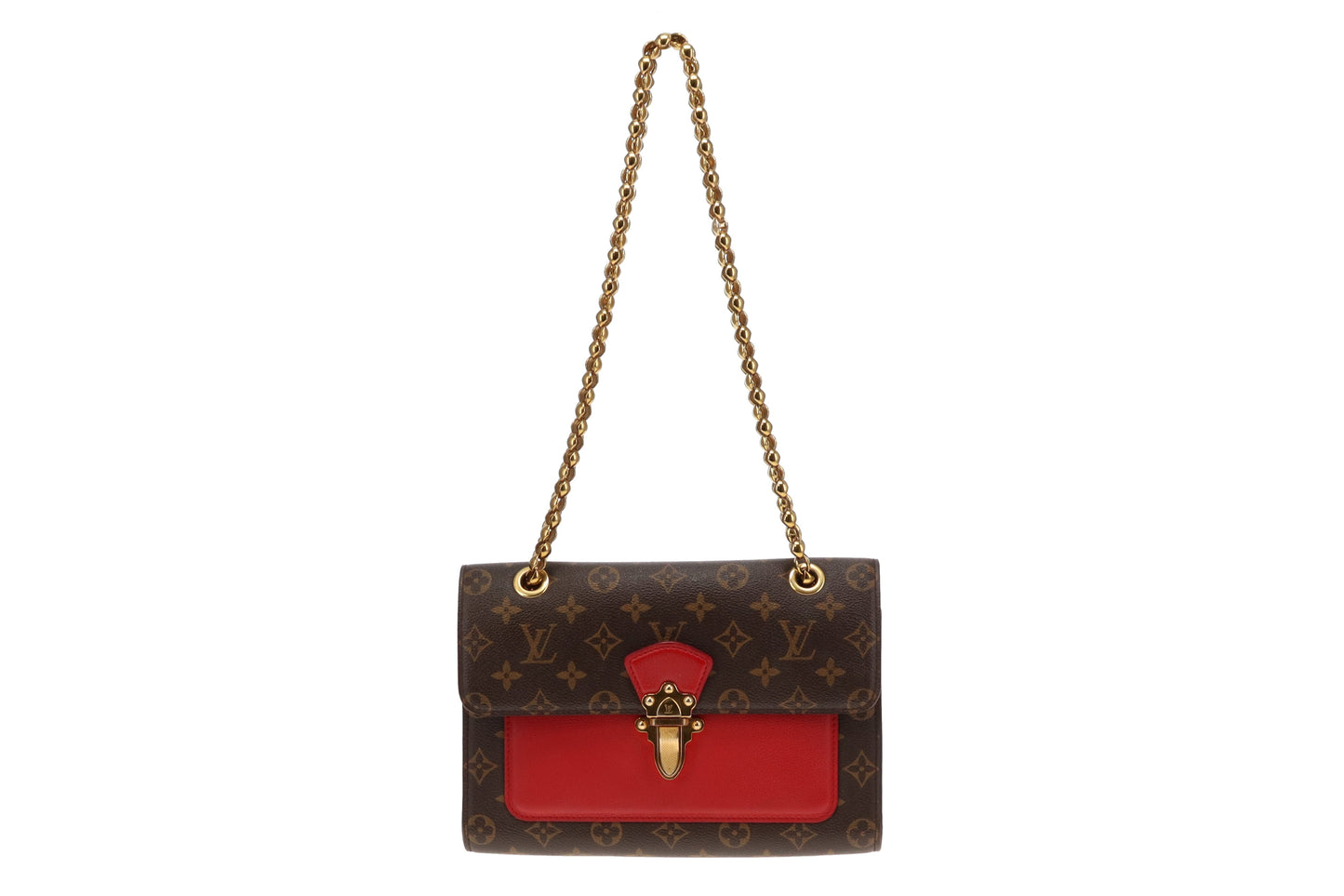 Louis Vuitton Monogram Cherry Victoire Chain Bag (NFID)