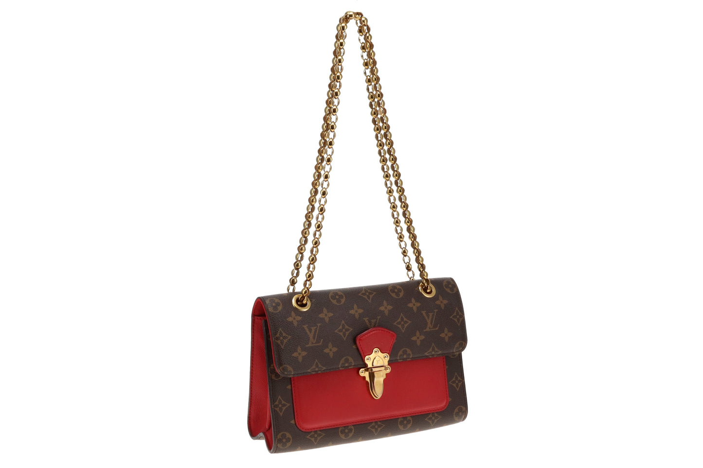 Louis Vuitton Monogram Cherry Victoire Chain Bag (NFID)